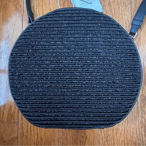 Brunello Cucinelli Round Raffia & Monili Crossbody Bag - Picture 4 of 13